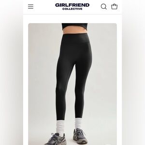 Girlfriend Collection Black Luxe Leggings - NWT